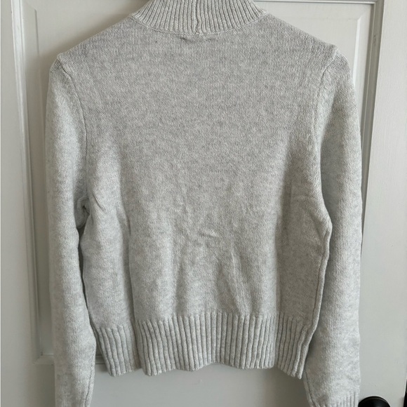 American Eagle Outfitters grey “AE” logo crewneck smiley size M new - Picture 4 of 5